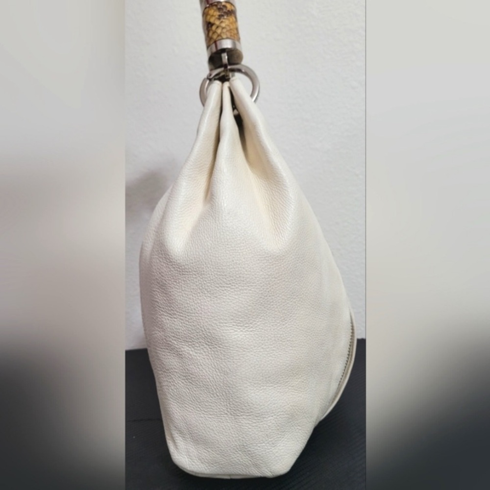 MICHAEL KORS Collection Tonne Leather Large Hobo Bag In EUC - Picture 3 of 13